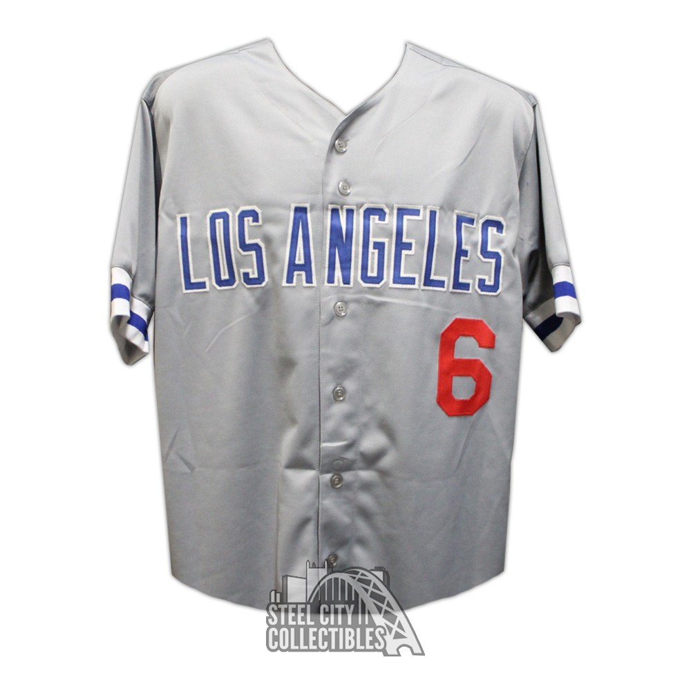 Steve Garvey Autographed Los Angeles Custom Gray Baseball Jersey