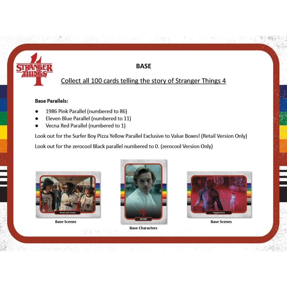 2023 Topps Zerocool Stranger Things Season 4 Hobby Box | Steel