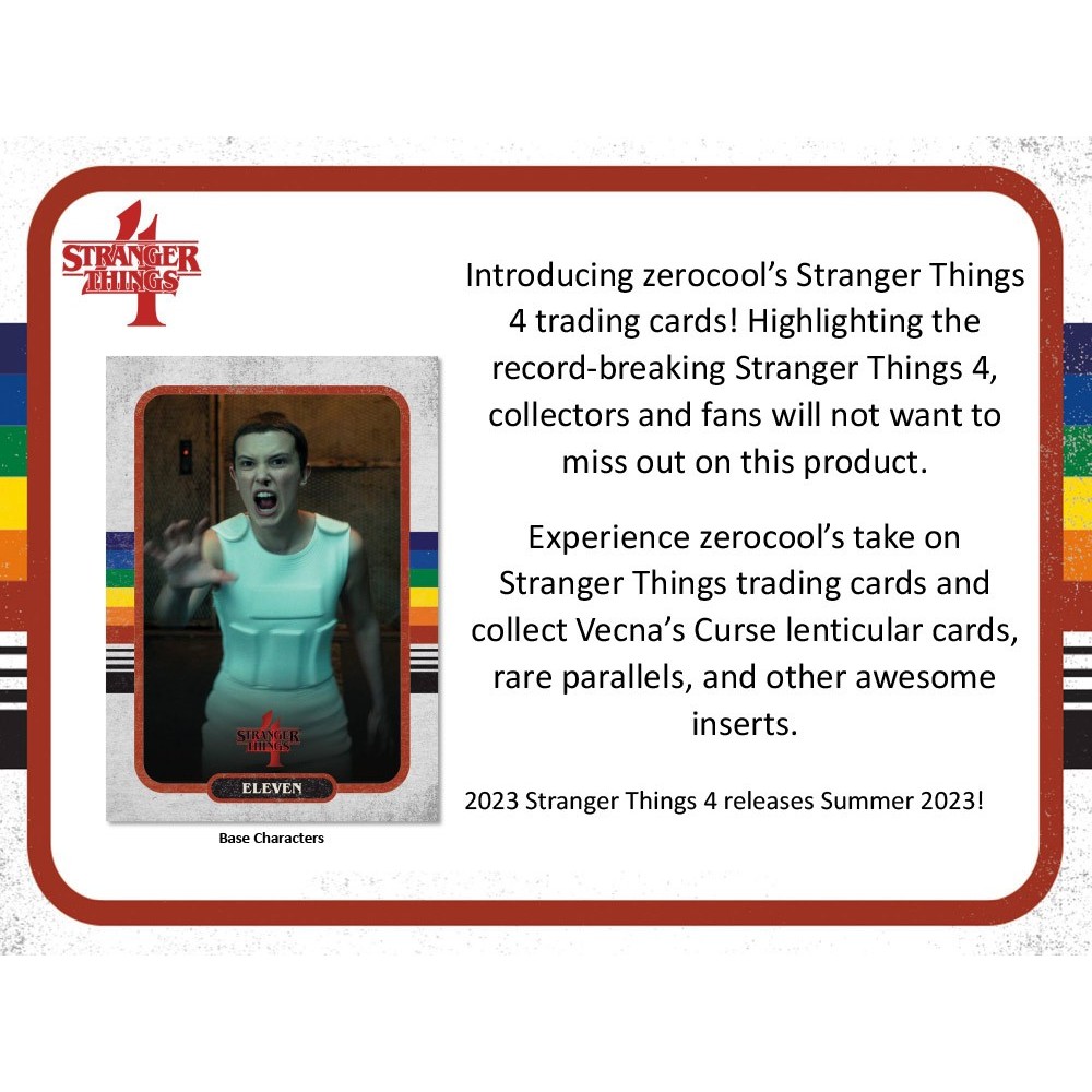 2023 Topps Zerocool Stranger Things Season 4 Blaster Box | Steel