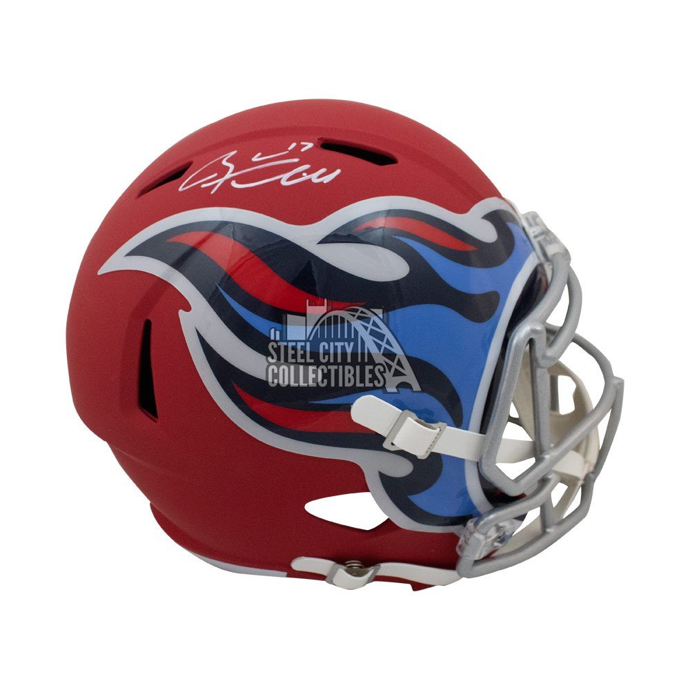 Ryan Tannehill Autographed Titans AMP Replica Full-Size Helmet - BAS COA | Steel City Collectibles Ryan Tannehill Autographed Titans AMP Replica Full-Size Helmet - BAS COA | Steel City Collectibles