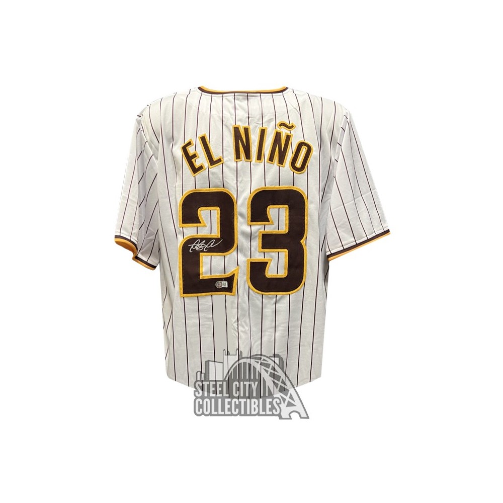 Fernando Tatis Jr Autographed El Nino San Diego Custom White Pinstripe  Baseball Jersey - BAS