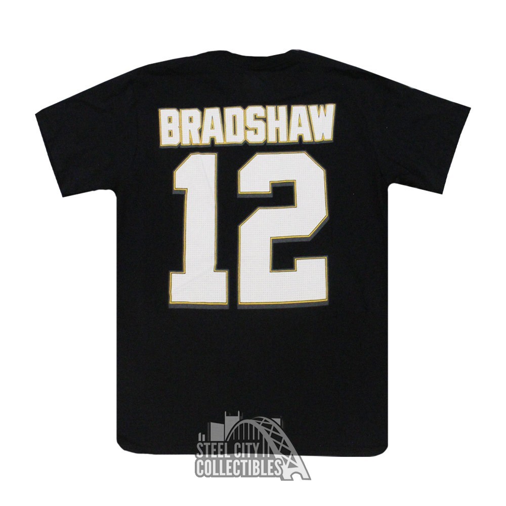 Terry Bradshaw Pittsburgh Steelers Hall Of Fame Player Shirt Steel