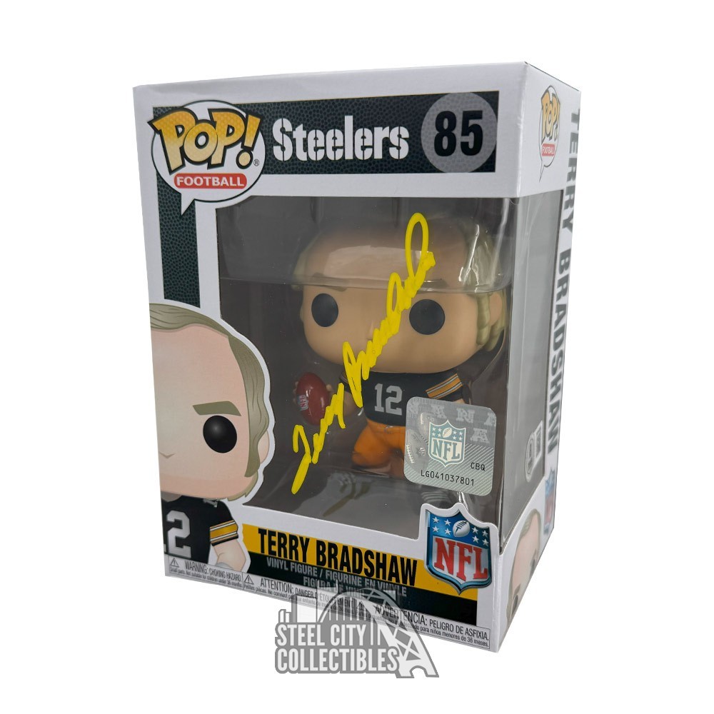 Terry Bradshaw Autographed Pittsburgh Steelers Funko Pop - BAS
