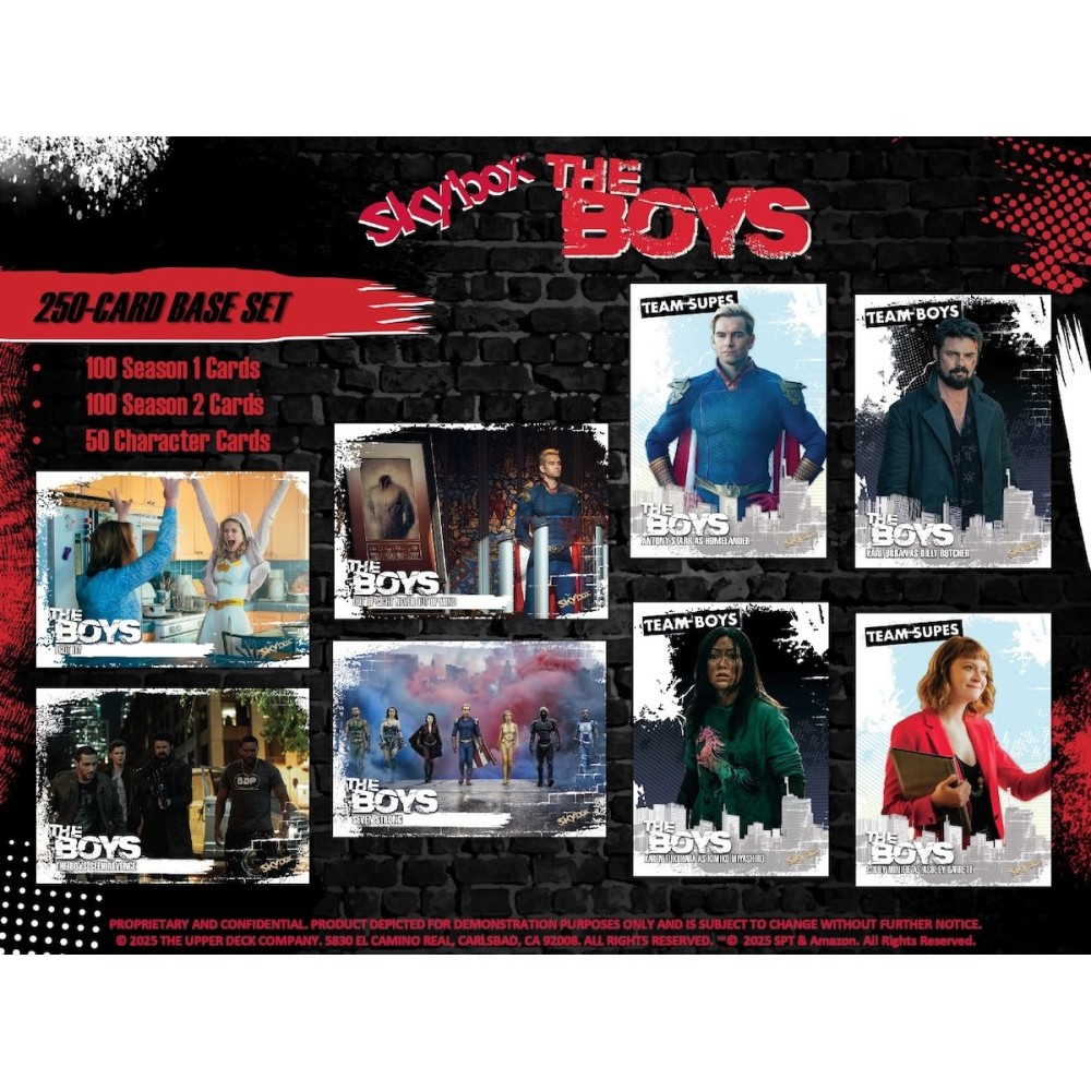 2025 Upper Deck The Boys Season 1 & 2 Hobby 12-Box Case | Steel