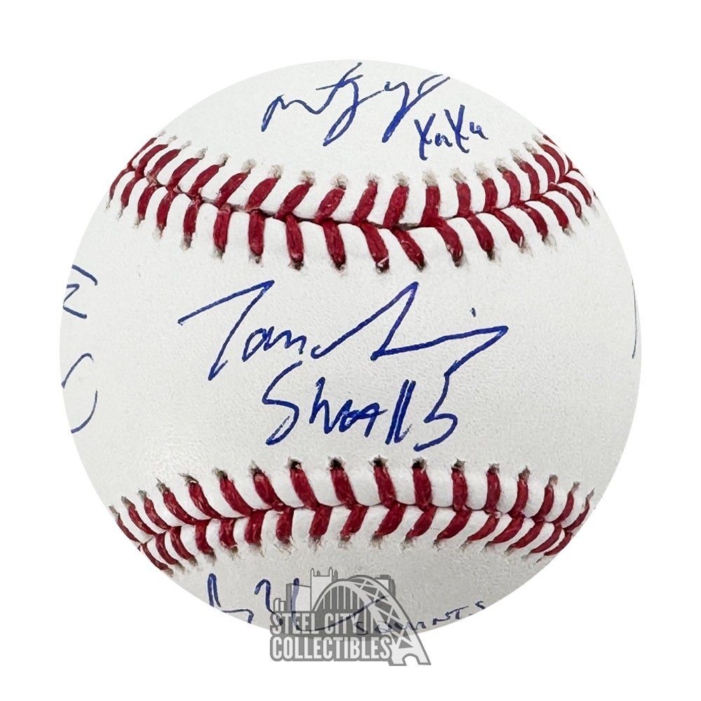 The Sandlot Cast Autographed Official MLB Baseball - BAS, image size:1000x1000