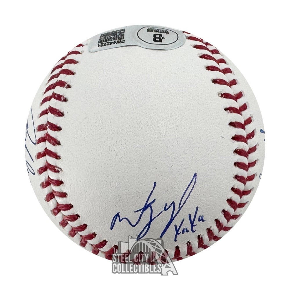 The Sandlot Cast Autographed Official MLB Baseball - BAS, image size:1000x1000