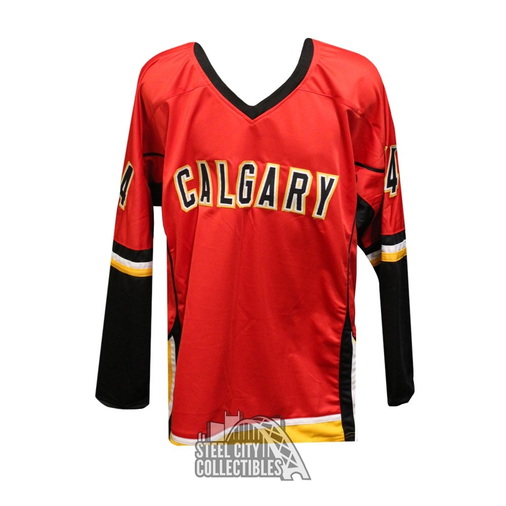 Theo Fleury Autographed Calgary Flames Fanatics Jersey (AJ COA and Hologram)