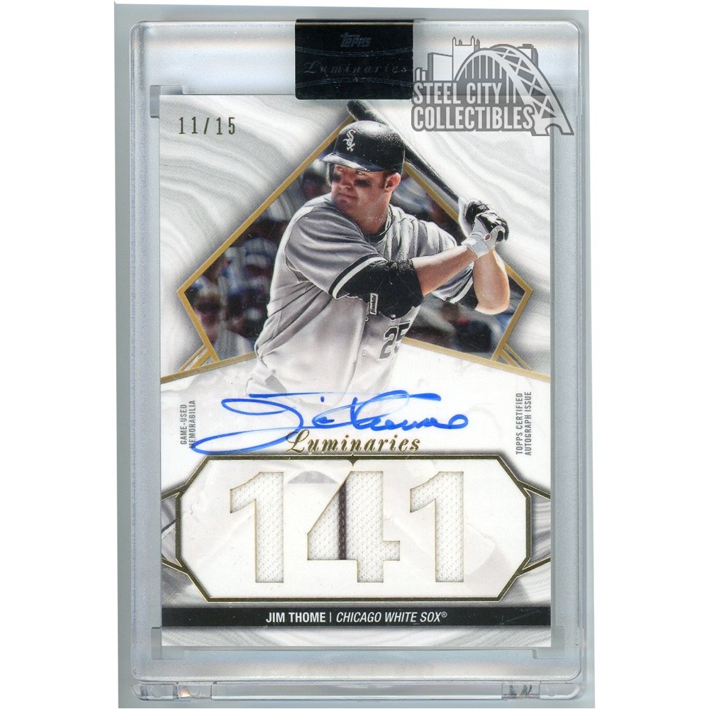 Jim Thome ジム・トーミ Auto 直筆サイン Upperdeck Authentic