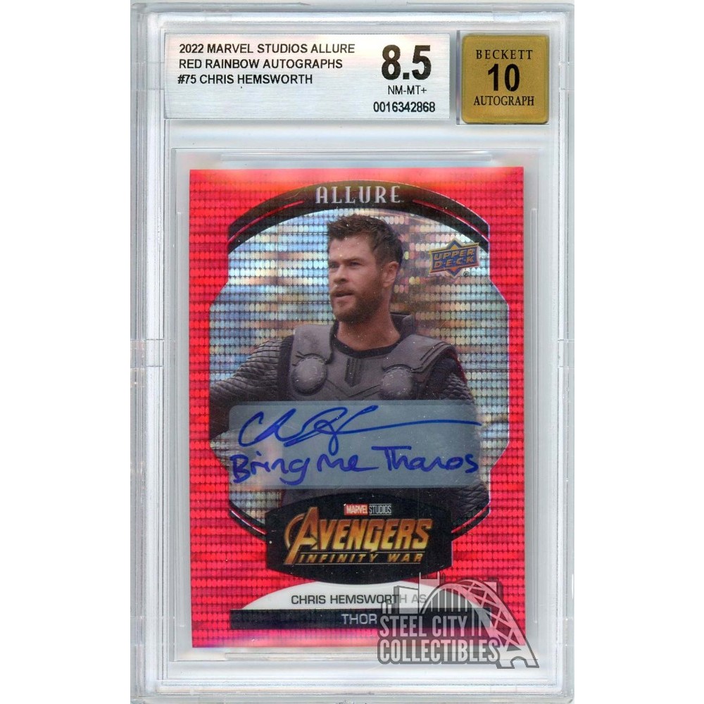 Chris Hemsworth Thor 2022 Marvel Allure Red Rainbow 