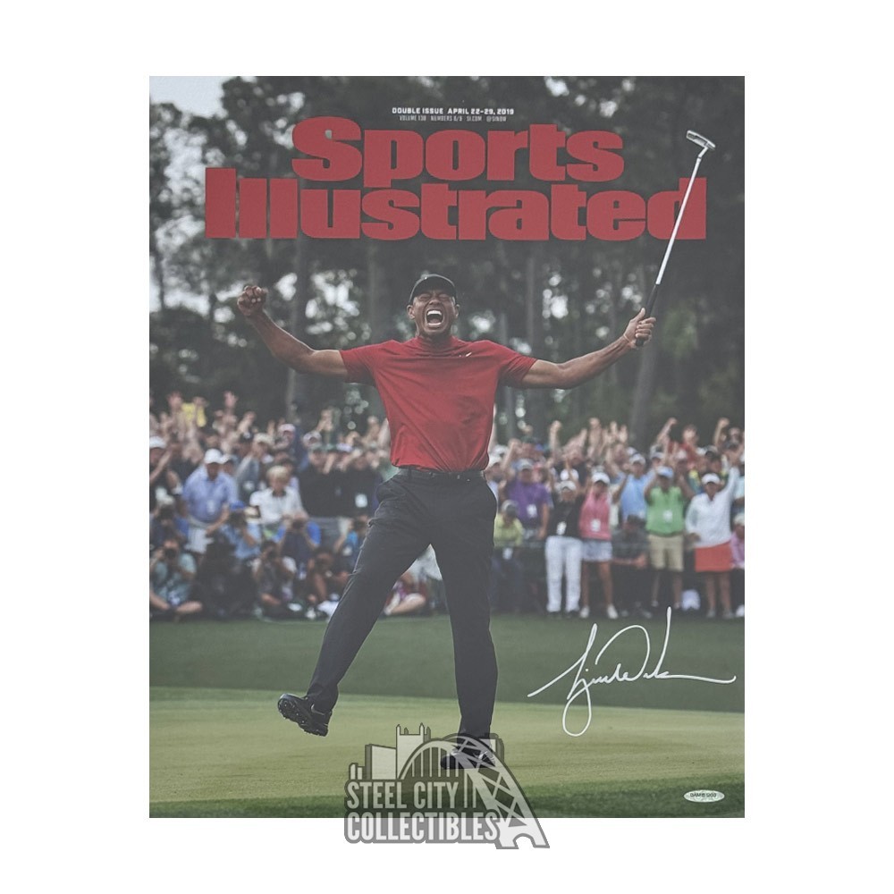 Tiger Woods Autographed 2019 Sports Illustrated Masters Cover