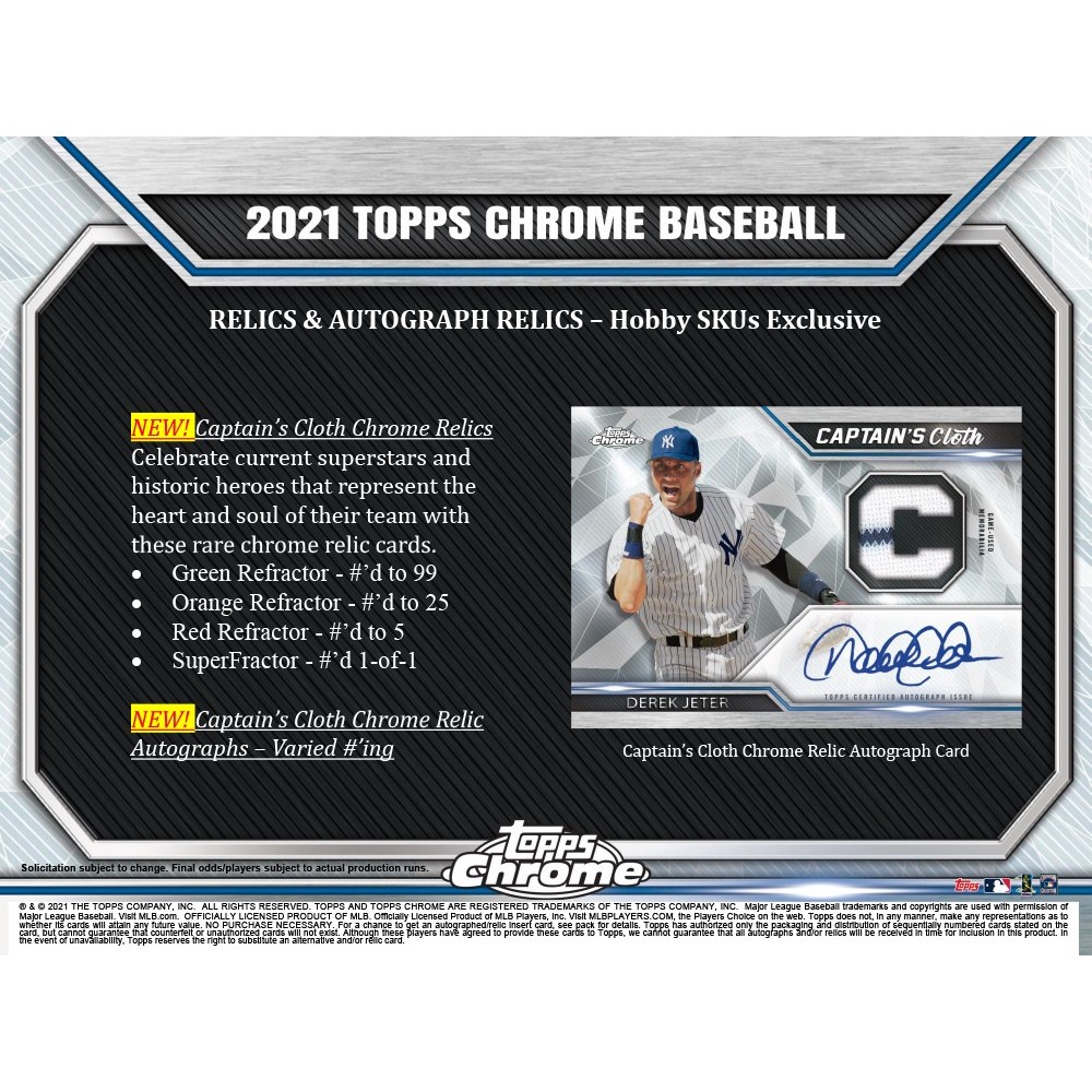 2021 Topps Chrome Star Wars Legacy Wielders of the