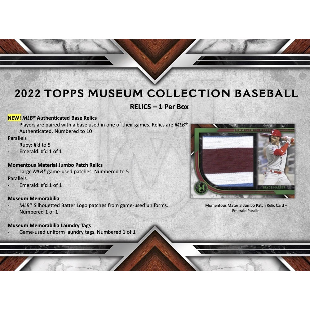 2022 Topps Museum Collection Baseball Hobby Box | Steel City
