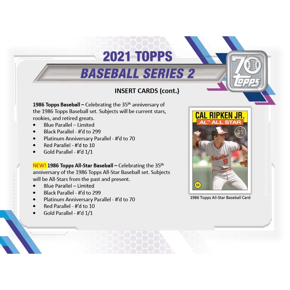 2021 Topps Series 2 Baseball 24 Pack Retail Box | Steel City Collectibles