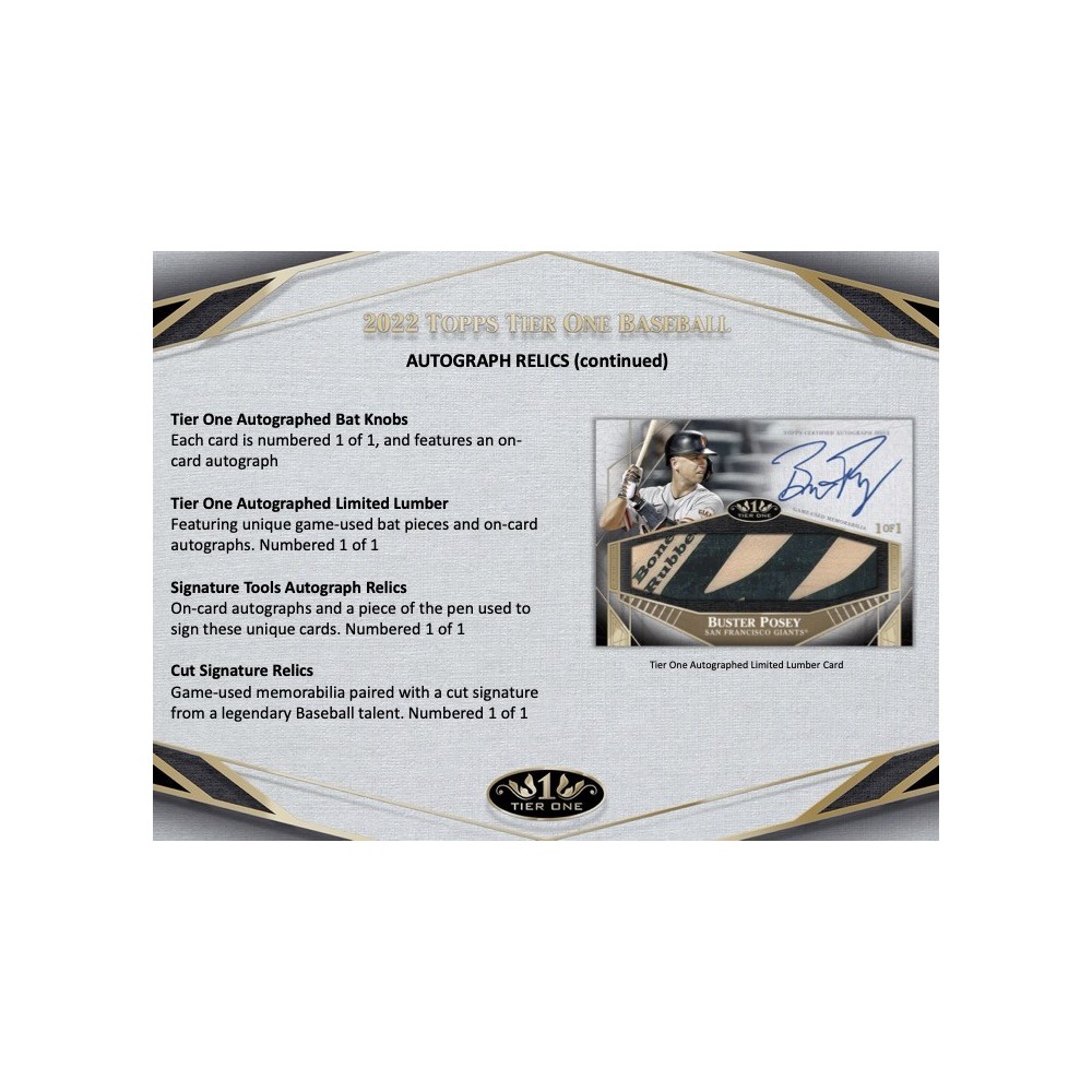 その他 TOPPS TIER ONE 2025 Tier One Baseball