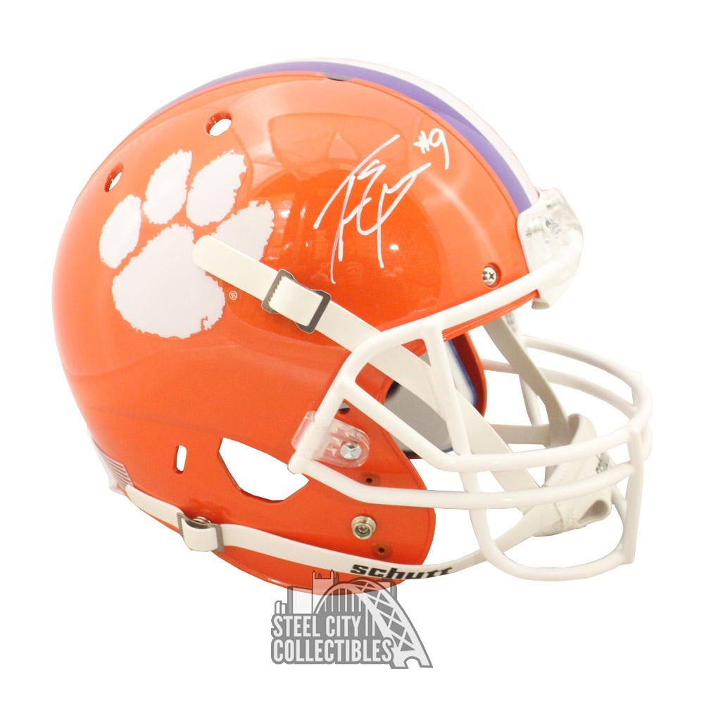 Travis Etienne Autographed Clemson Speed Replica Schutt Full-Size