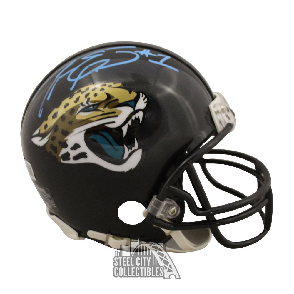 Travis Etienne Autographed Jacksonville Replica Mini Football Helmet