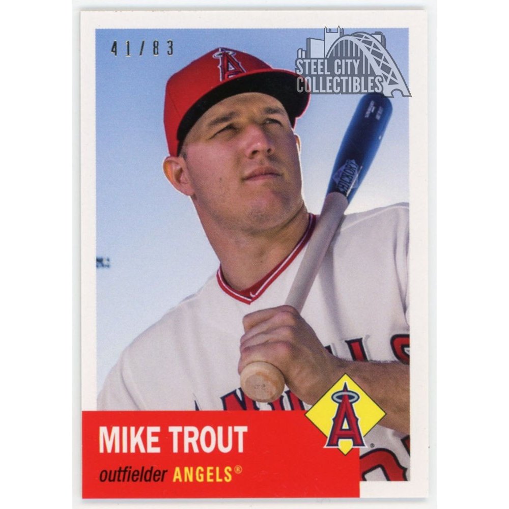 Mike Trout 2018 Topps Transcendent VIP Party Card 1953 Topps 41/83 MT