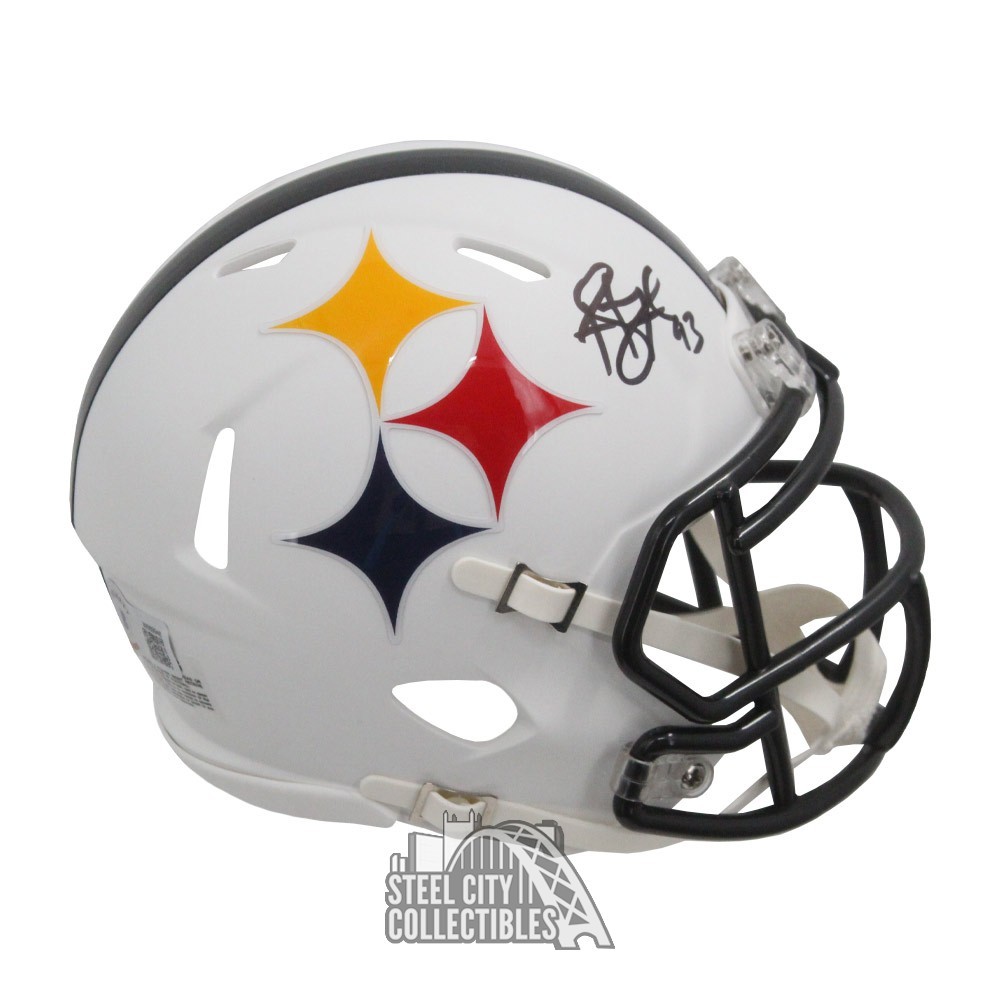 troy polamalu autographed mini helmet