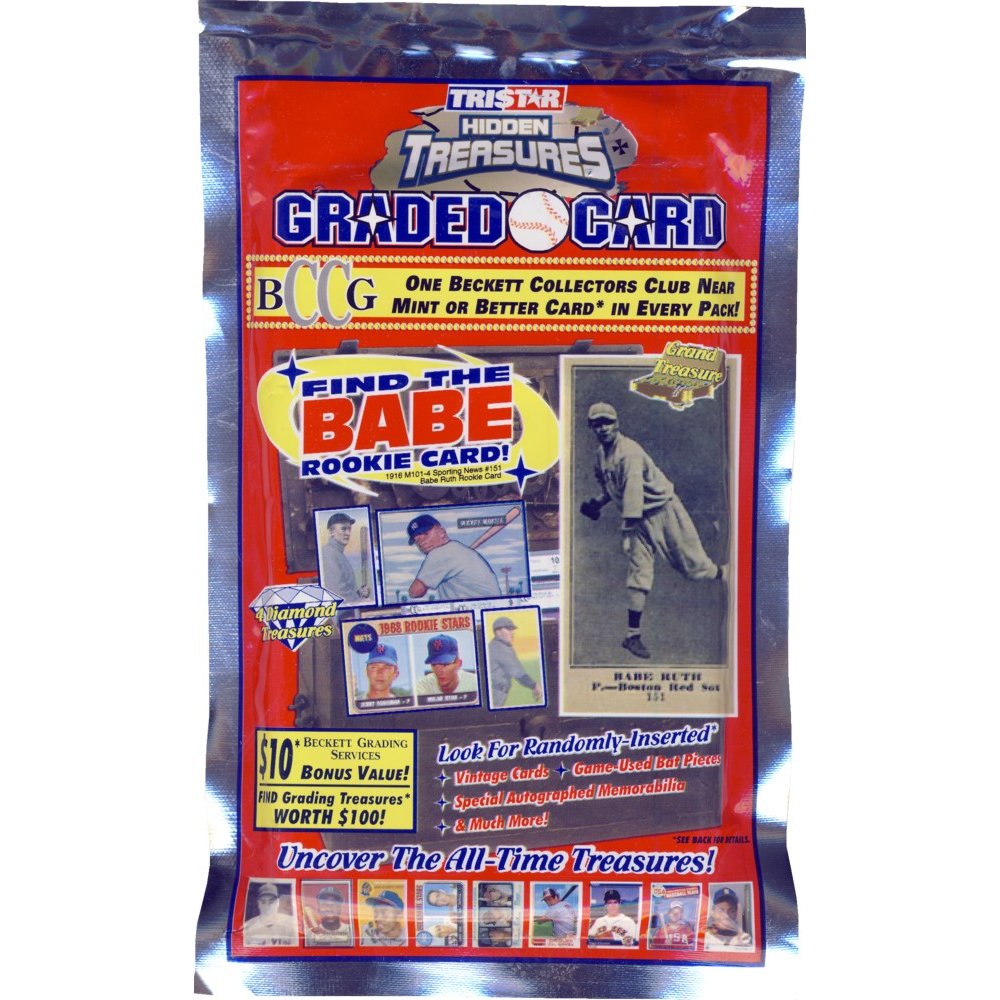 2006 Tristar Hidden Treasures Baseball Graded Card Pack | Steel City  Collectibles