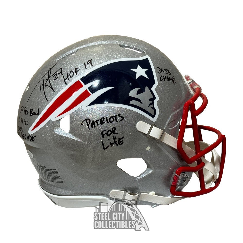 TY Law 6 INSC Autographed New England Speed Authentic Full Size