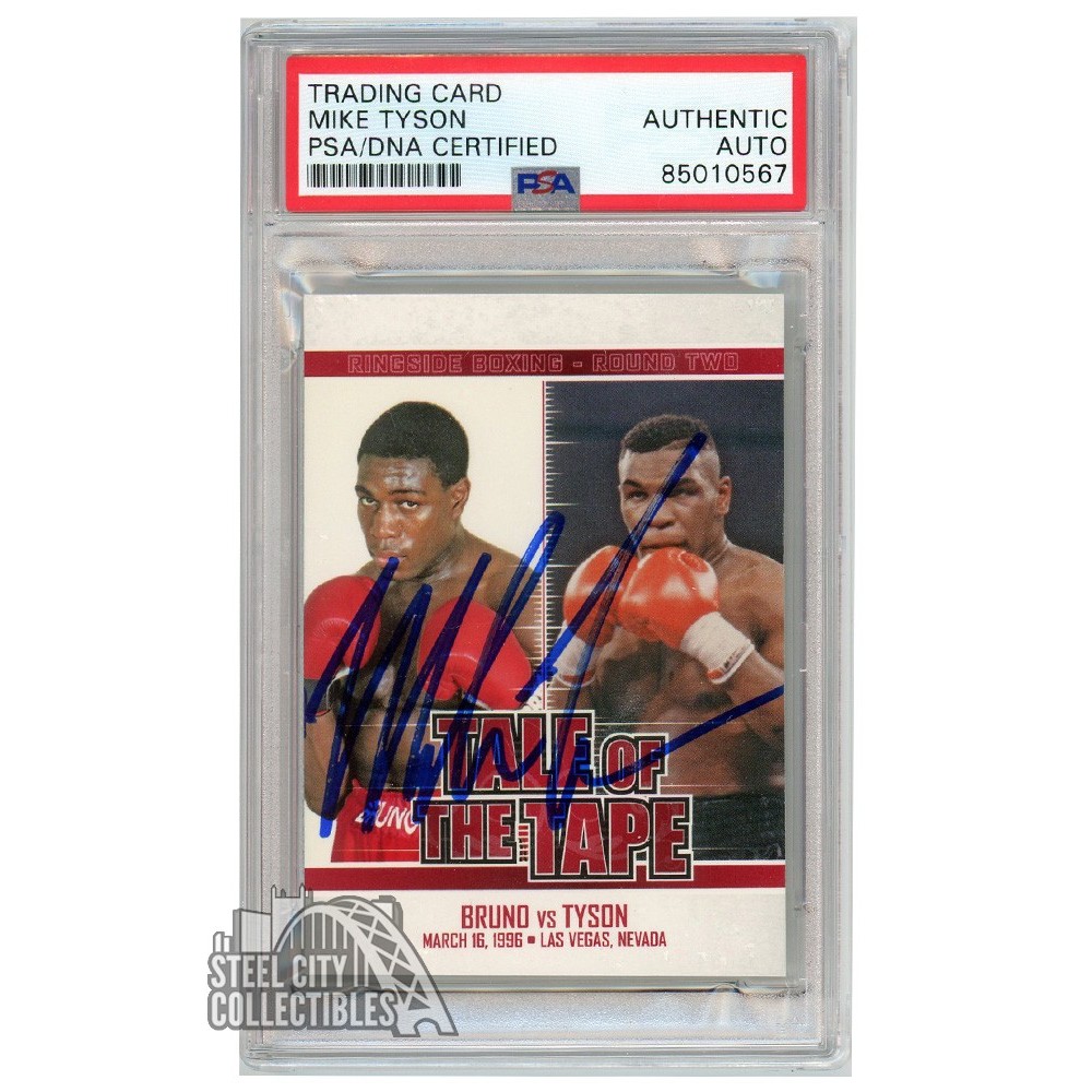 Mike Tyson 2010 Sport Kings Tale of the Tape Red Autograph Card 149