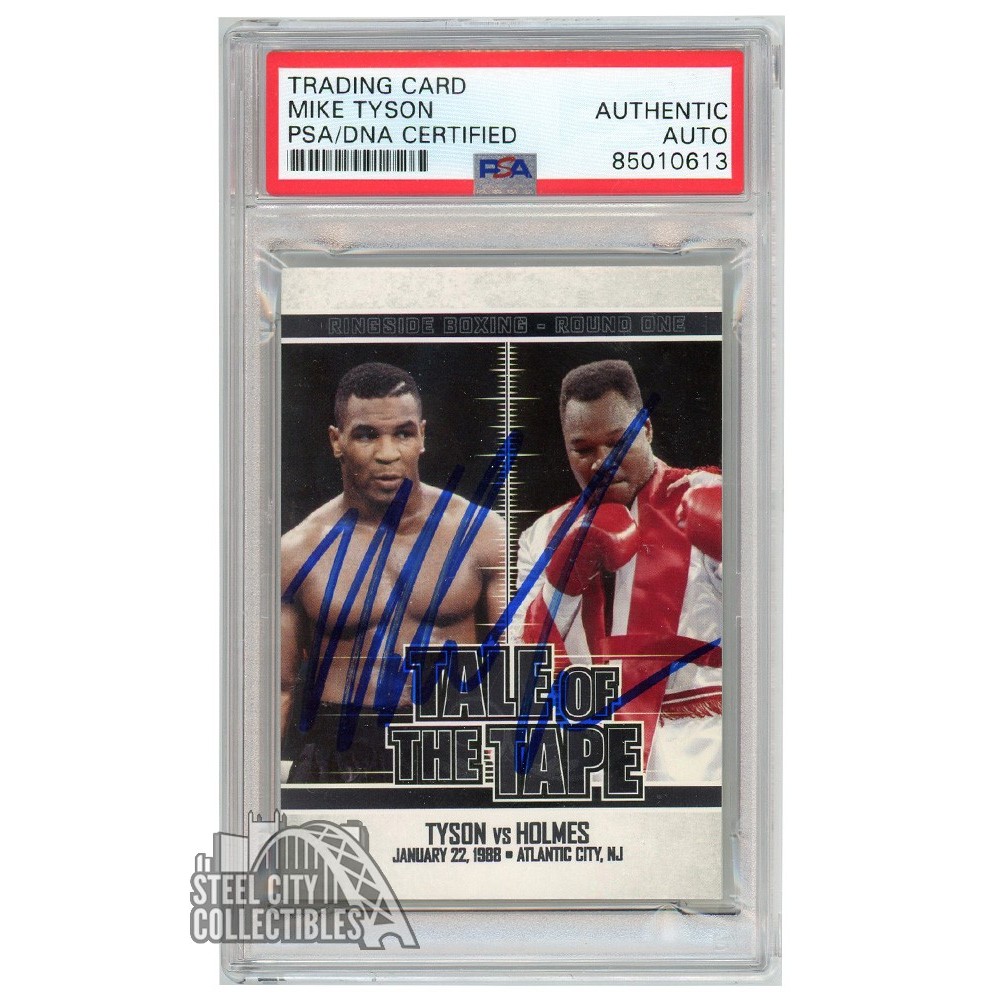 Mike Tyson 2010 Sport Kings Tale of the Tape Onyx Autograph Card 64