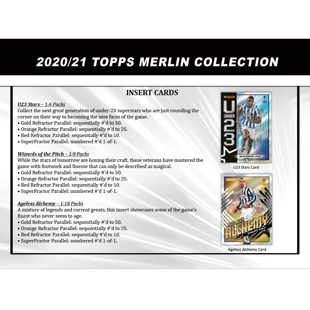 2020-21 Topps Merlin Chrome Soccer 7 Pack Blaster Box | Steel City