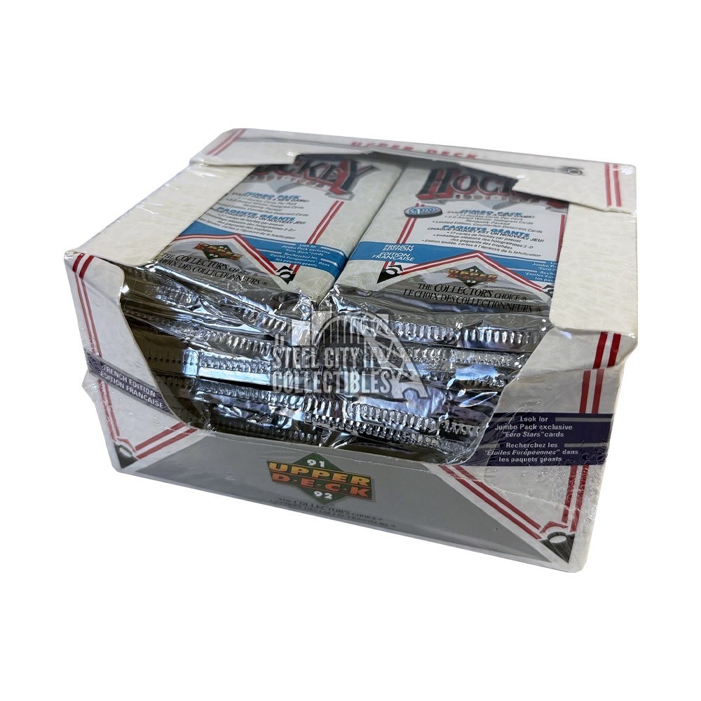 ★XGS-5804★MCハマー ブームボックス ヴィンテージ 1991 1991-92 Upper Deck Low Series Hockey Jumbo 24-Pack Lot with Box