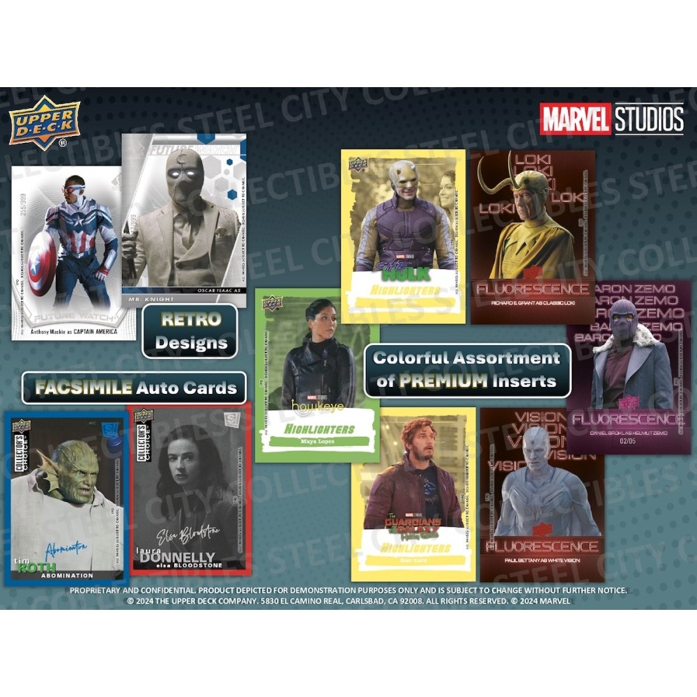 2024 Upper Deck Marvel Studios Disney+ Series 1 Hobby Box