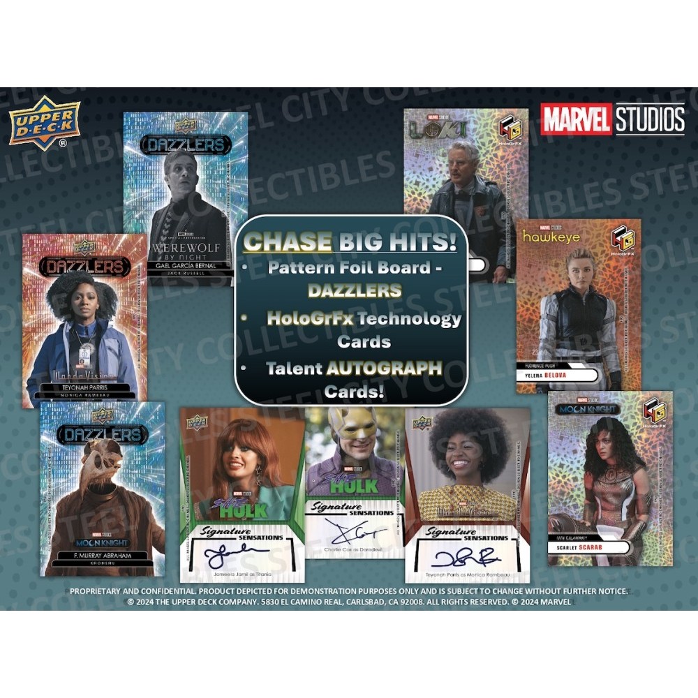 その他 2024 Upper Deck Marvel Studios Series 1 2024 Upper Deck Marvel Studios Series 1 Disney+ Hobby Box