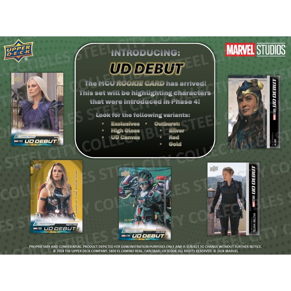 2024 Upper Deck Marvel Studios Series 2 Hobby Box | Steel