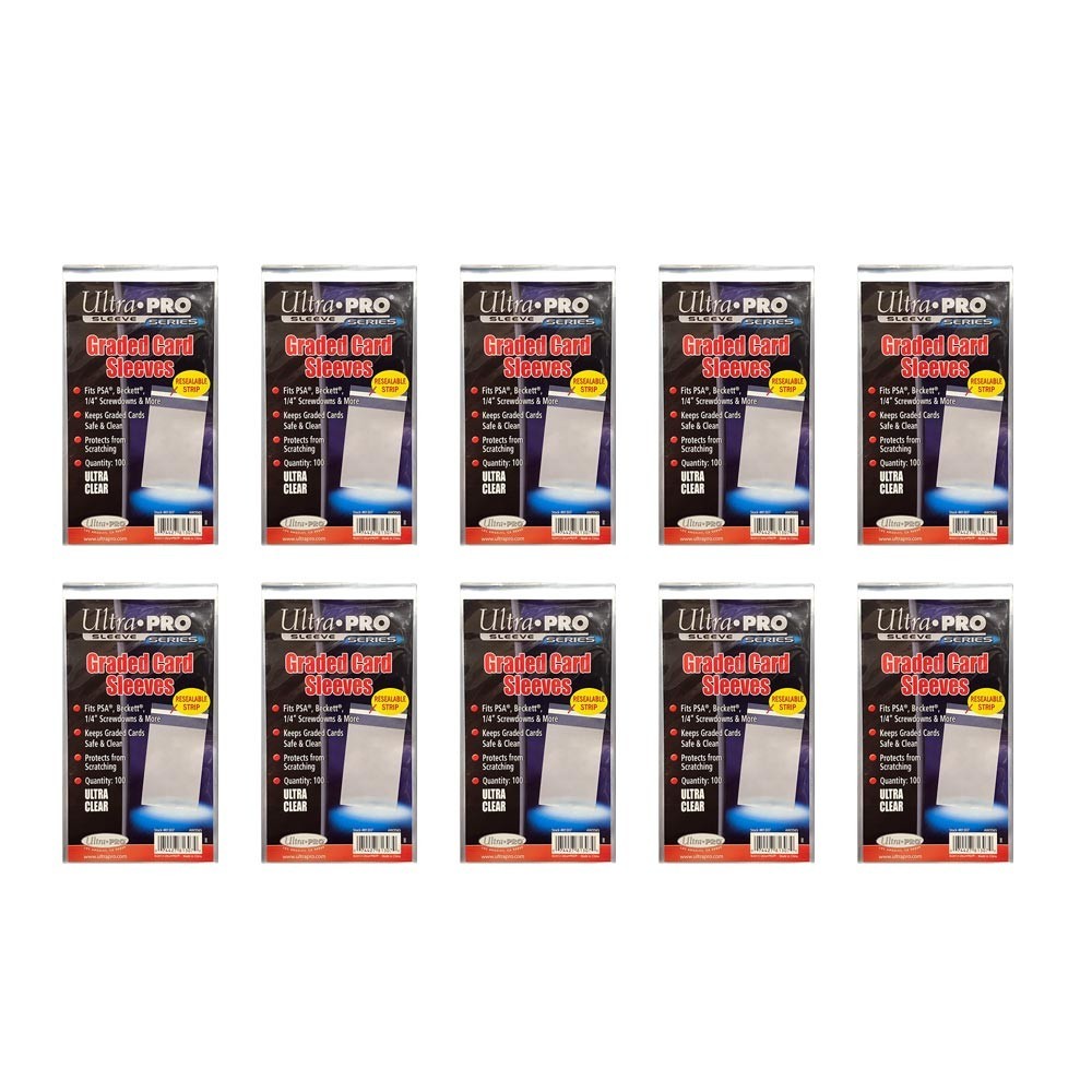 graded card sleeves ultra pro Graded Card Resealable Sleeves (100ct)
