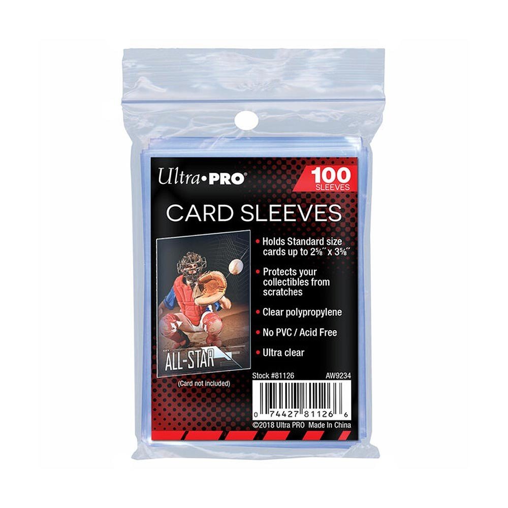 NEW Ultra Pro 100 Count Clear Poly Penny Trading Card Sleeves Sports MTG 81126 