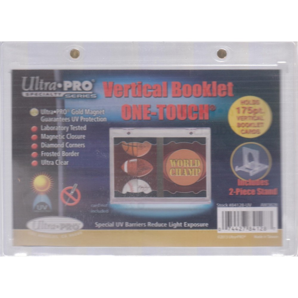 Ultra Pro One Touch Vertical Booklet Card 175pt Holder Steel