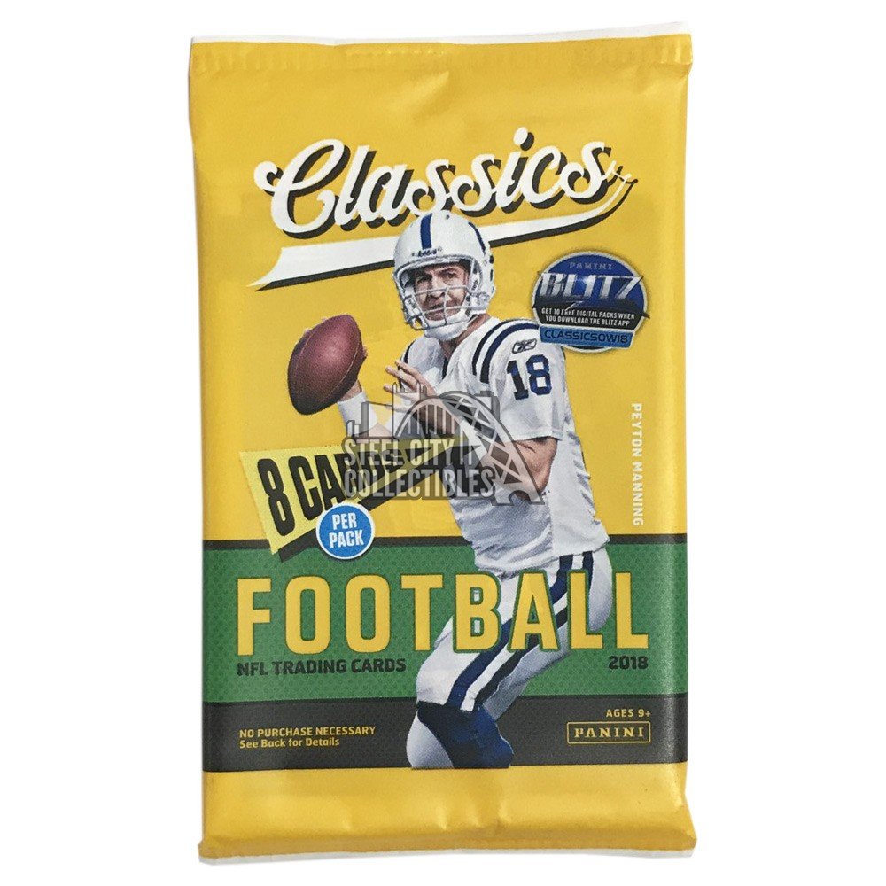 2018 Panini Classics Football Blaster Pack Steel City Collectibles