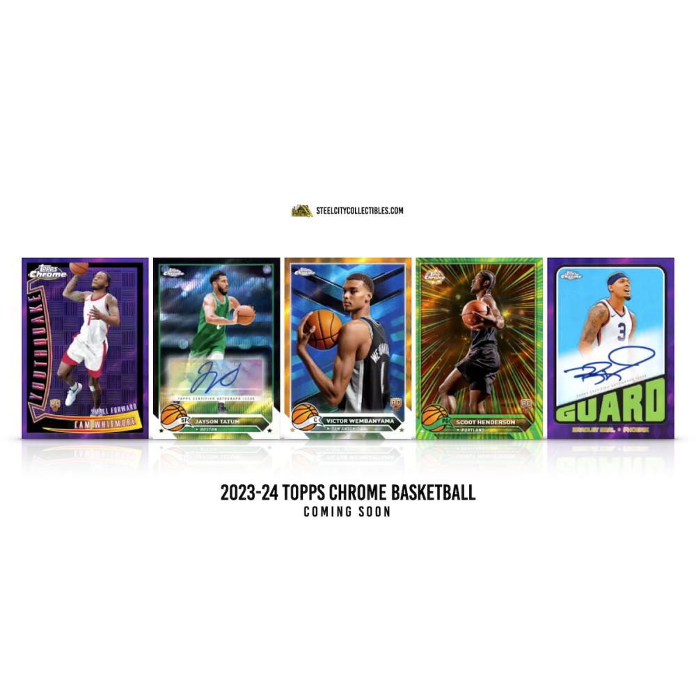 2023-24 Topps Chrome Basketball Monster Box | Steel City Collectibles