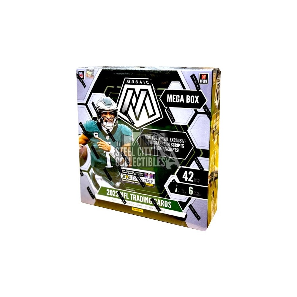 2023 Panini Mosaic Football Mega Box Steel City Collectibles