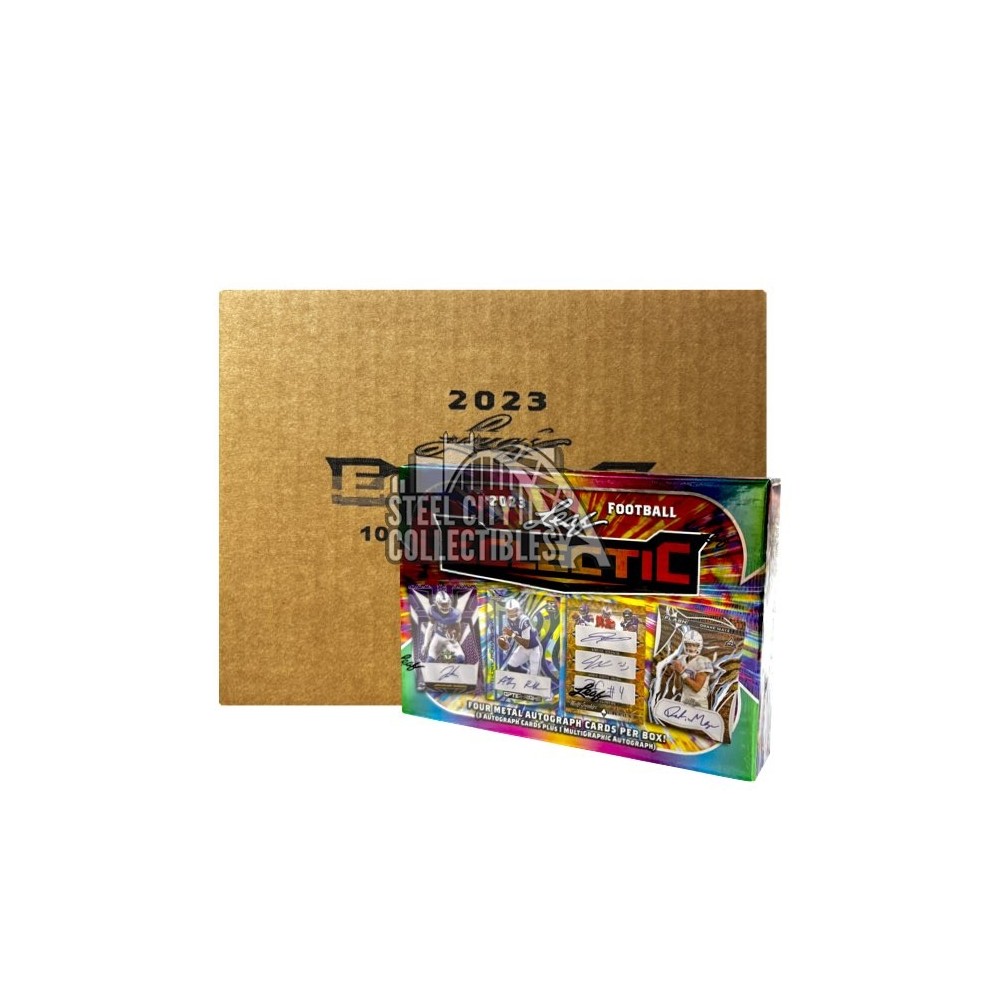 2023 Leaf Eclectic Football 10Box Case Steel City Collectibles