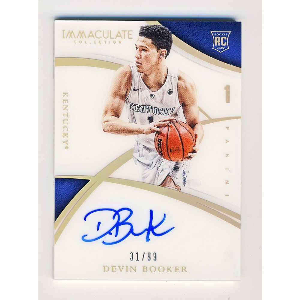 Devin Booker 2015 Panini Immaculate Collegiate Autograph Rookie RC