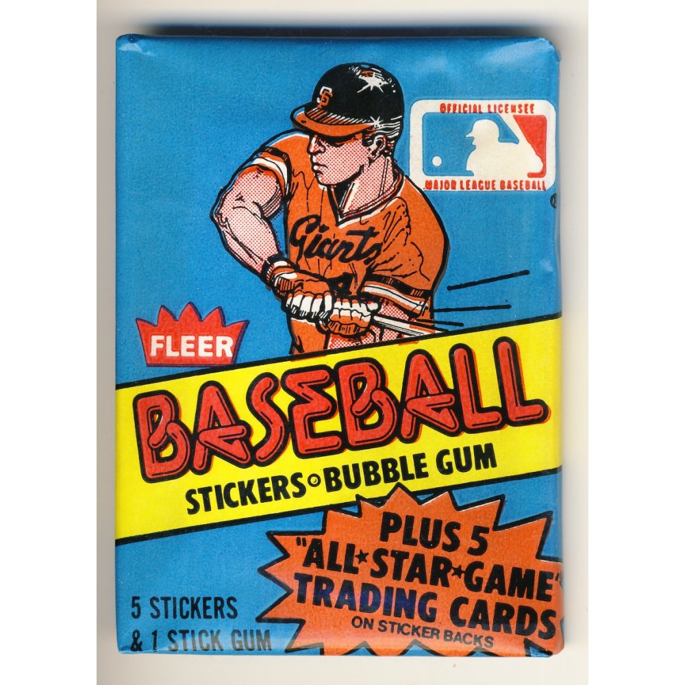1981 Fleer Baseball Team Logo Stickers Pack Steel City Collectibles