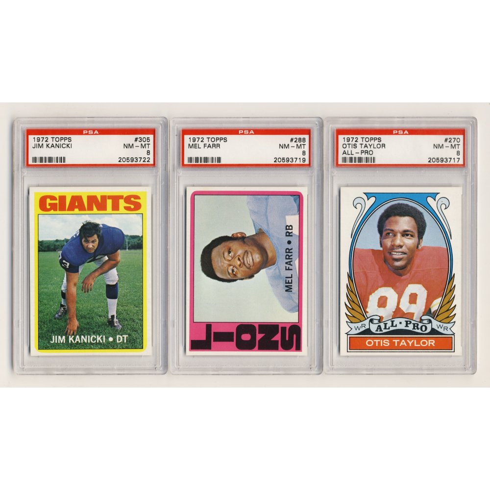 1972 Topps Football Hand Collated Complete Set w/ Graded Cards