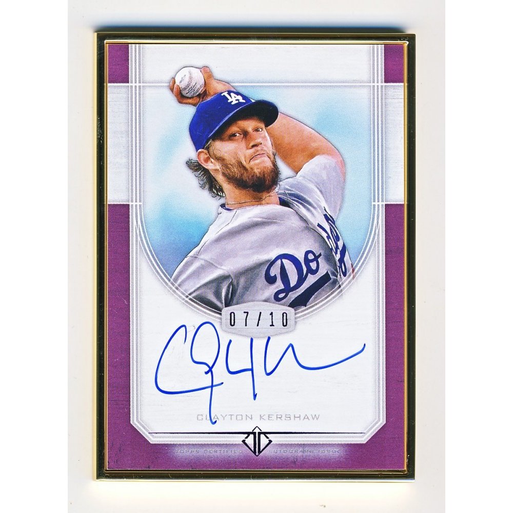 kershaw signed jersey