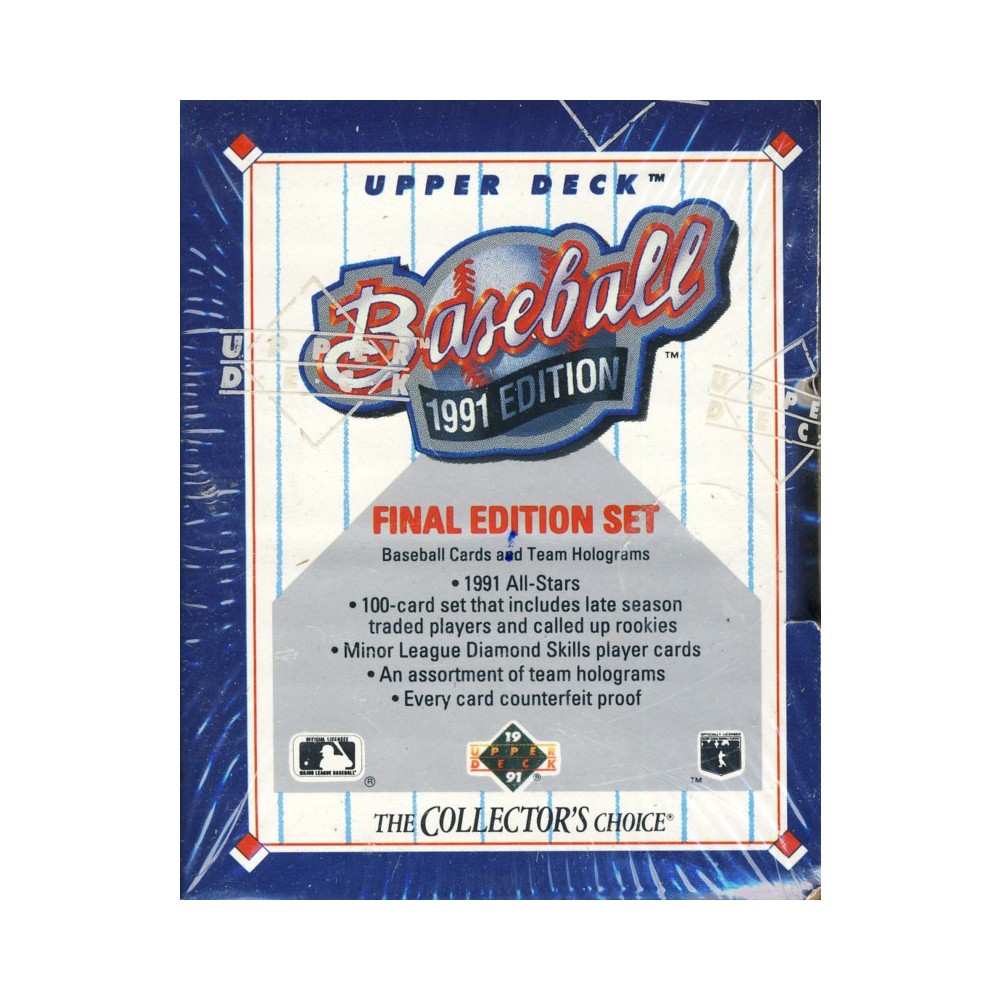 1991 Upper Deck Final Edition Baseball Factory Set Steel City