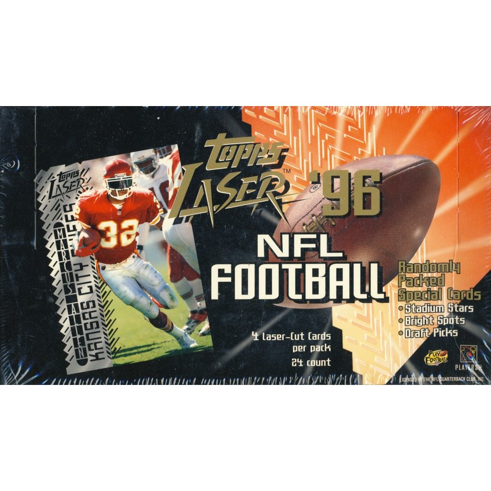 1996 Topps Laser Football Hobby Box Steel City Collectibles