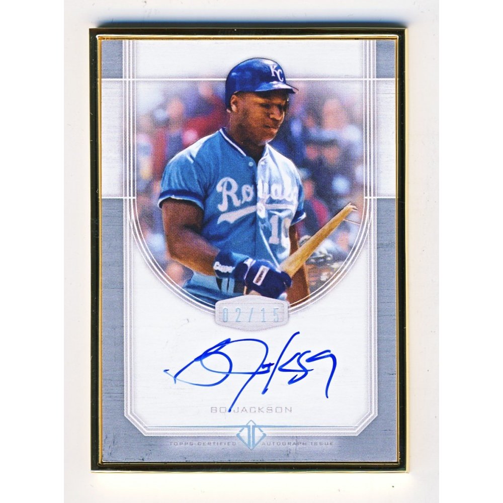 Bo Jackson 2017 Topps Transcendent Baseball Framed Autograph Silver