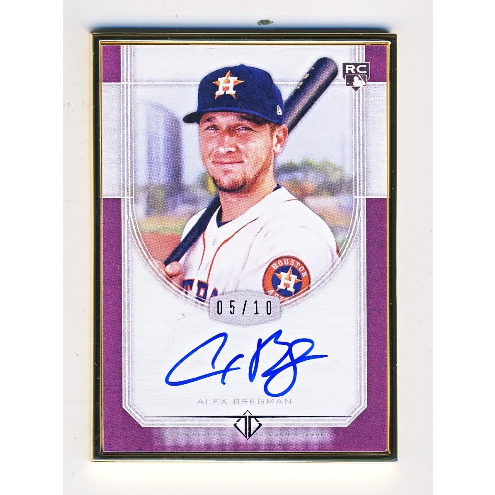 Alex Bregman 2017 Topps Transcendent Baseball Framed Autograph