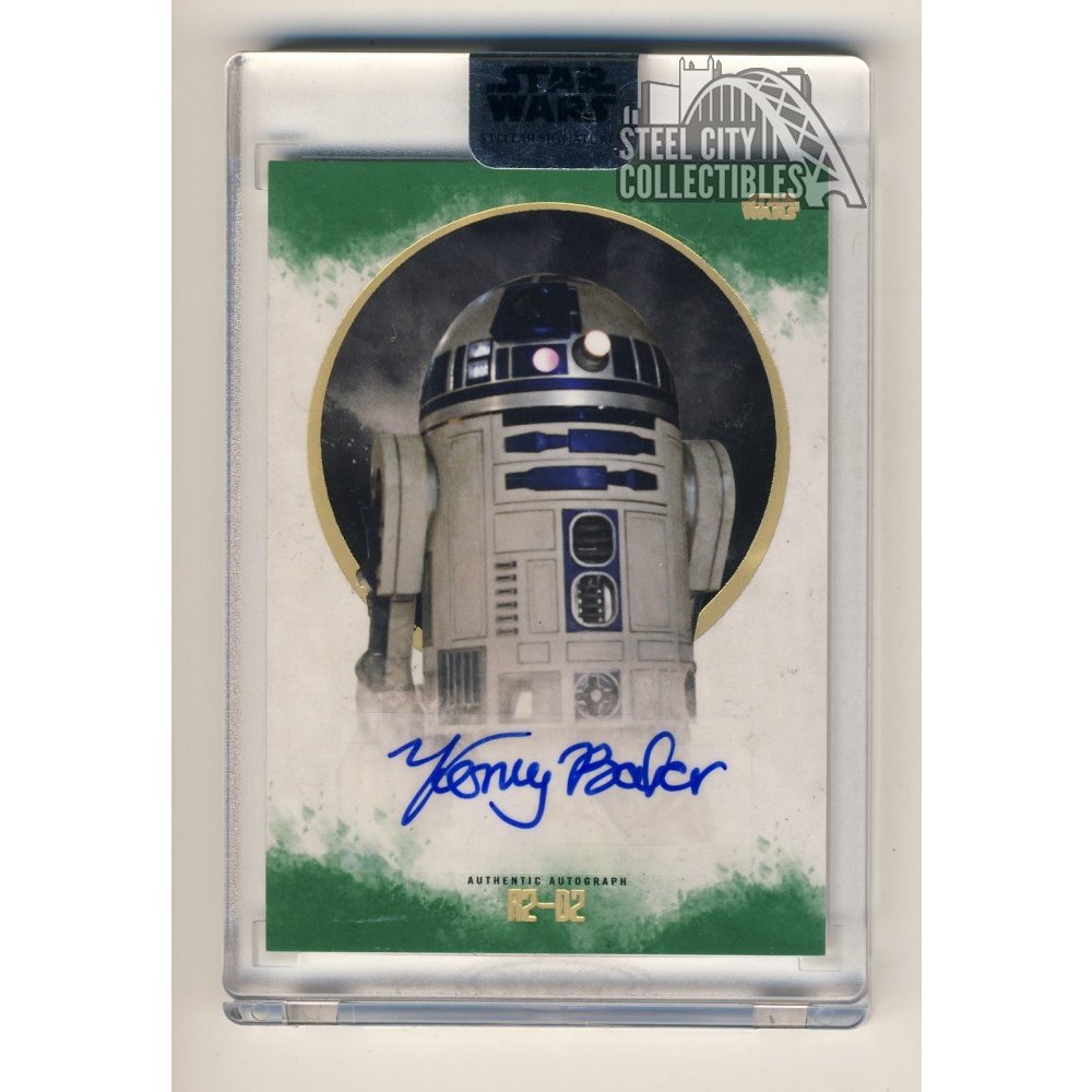 スターウォーズ　R2D2 直筆サイン ケニー・ベイカー直筆サイン入り写真□スターウォーズ/R2-D2○UACCRD