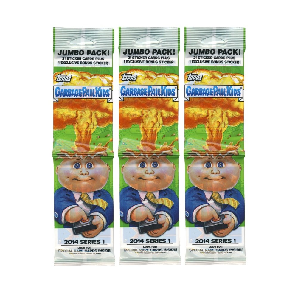 2014 Topps Garbage Pail Kids Series 1 Rack Pack 3 Pack Lot Steel City Collectibles