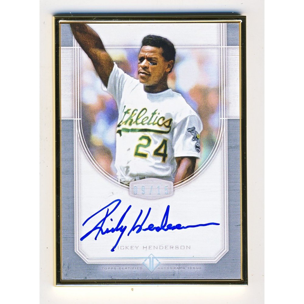 rickey henderson signed jersey