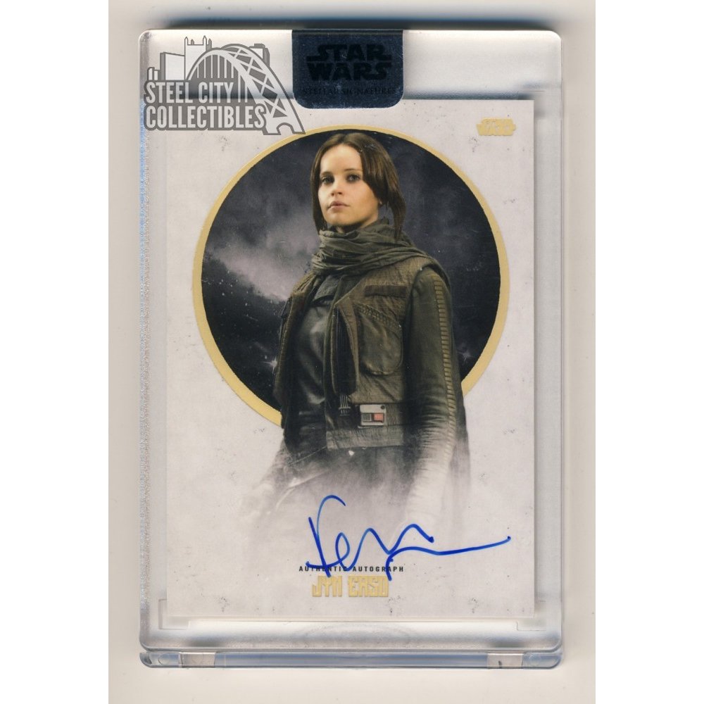Felicity Jones Jyn Erso 2017 Topps Star Wars Stellar Signatures